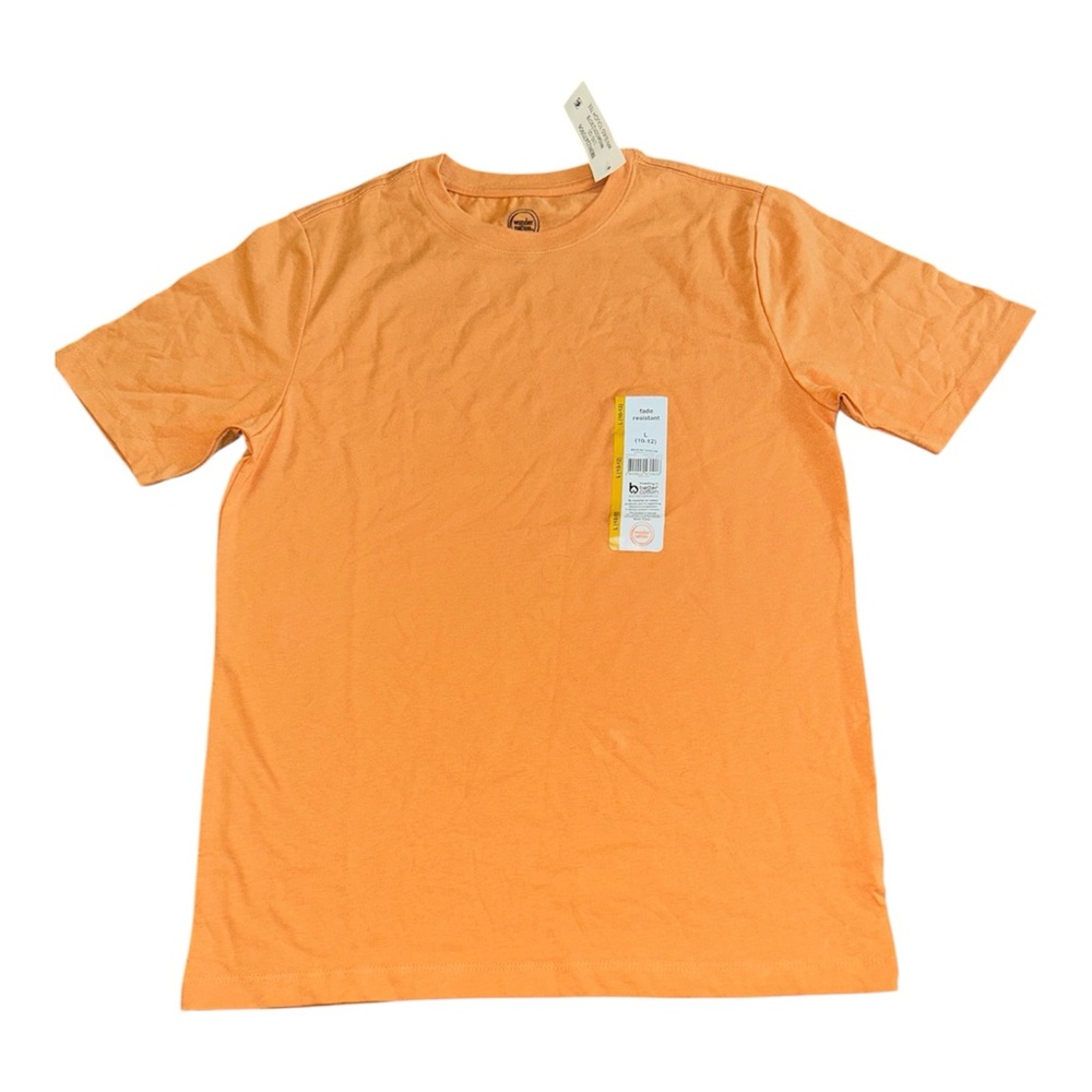 New Wonder Nation Vibrant Orange Tee Kids size XL
